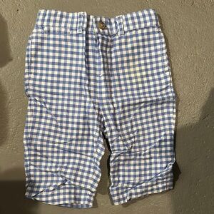 Blue Checkered Men's Shorts